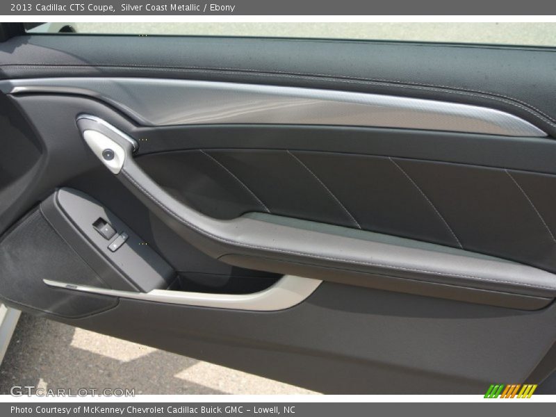 Silver Coast Metallic / Ebony 2013 Cadillac CTS Coupe