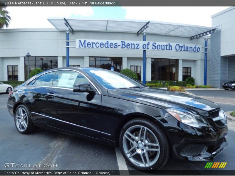 Black / Natural Beige/Black 2014 Mercedes-Benz E 350 Coupe