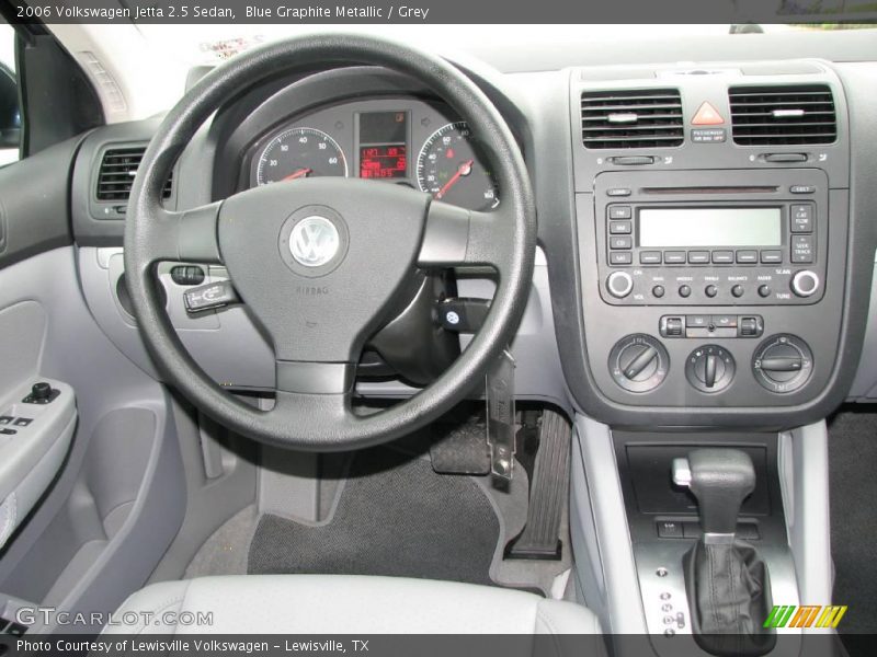 Blue Graphite Metallic / Grey 2006 Volkswagen Jetta 2.5 Sedan