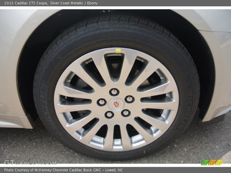 Silver Coast Metallic / Ebony 2013 Cadillac CTS Coupe
