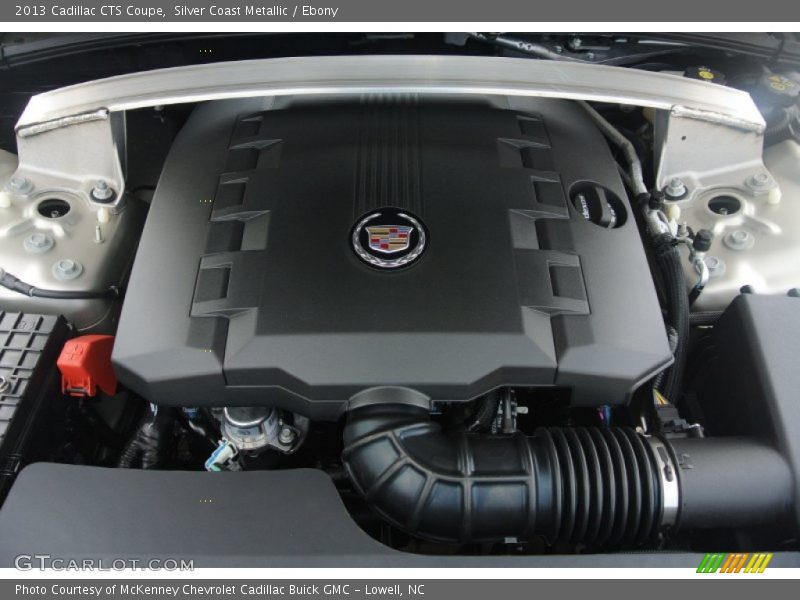 Silver Coast Metallic / Ebony 2013 Cadillac CTS Coupe