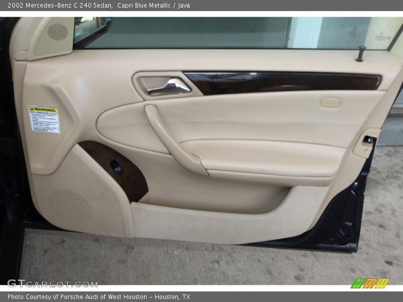 Capri Blue Metallic / Java 2002 Mercedes-Benz C 240 Sedan