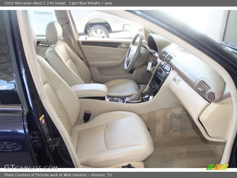 Capri Blue Metallic / Java 2002 Mercedes-Benz C 240 Sedan