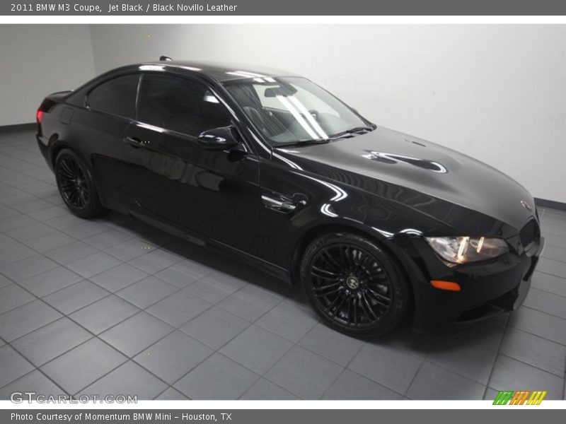 Jet Black / Black Novillo Leather 2011 BMW M3 Coupe