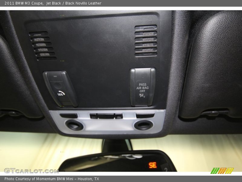 Jet Black / Black Novillo Leather 2011 BMW M3 Coupe