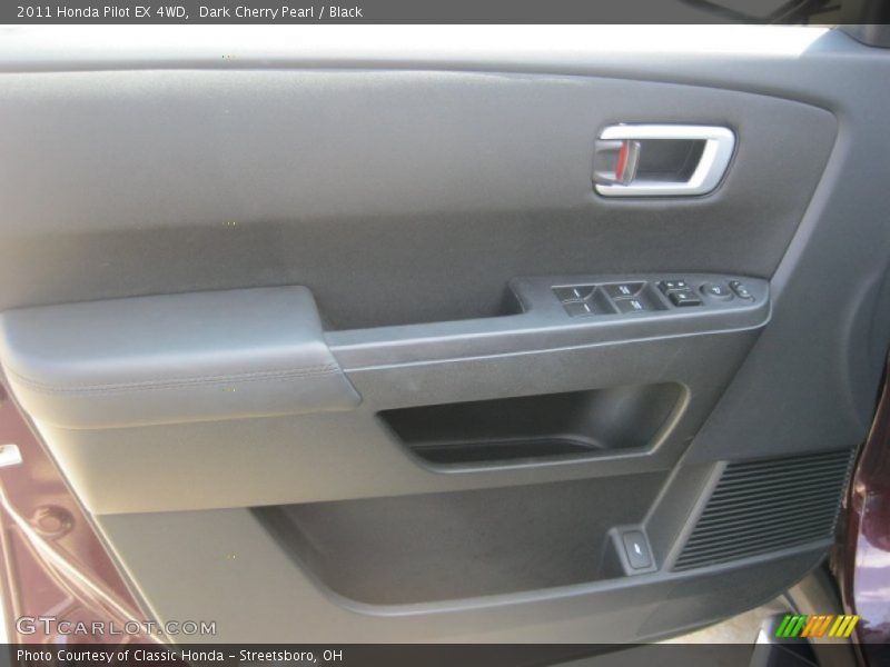 Dark Cherry Pearl / Black 2011 Honda Pilot EX 4WD