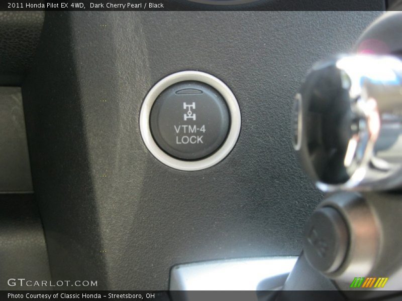 Dark Cherry Pearl / Black 2011 Honda Pilot EX 4WD