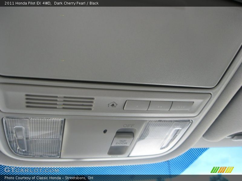 Dark Cherry Pearl / Black 2011 Honda Pilot EX 4WD