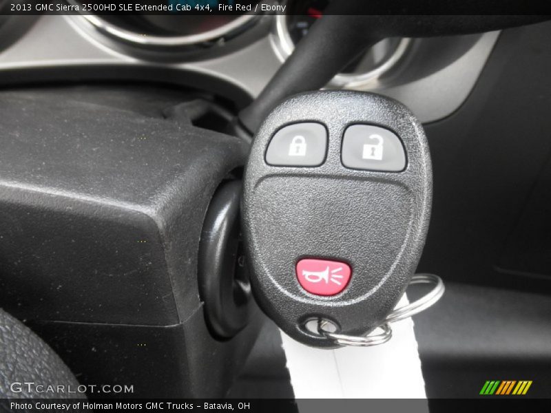 Fire Red / Ebony 2013 GMC Sierra 2500HD SLE Extended Cab 4x4