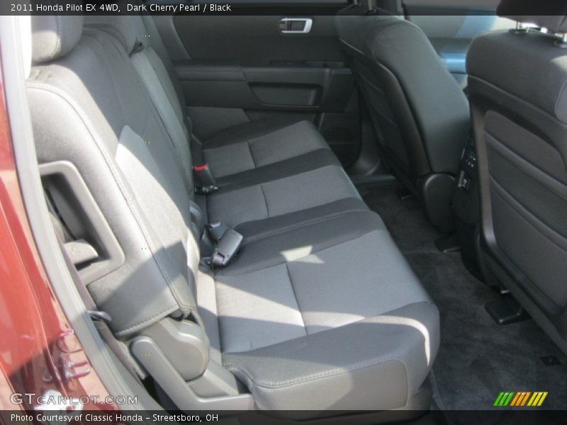 Dark Cherry Pearl / Black 2011 Honda Pilot EX 4WD
