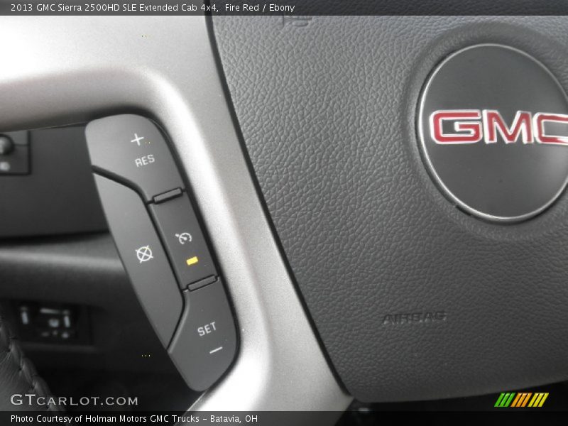 Fire Red / Ebony 2013 GMC Sierra 2500HD SLE Extended Cab 4x4