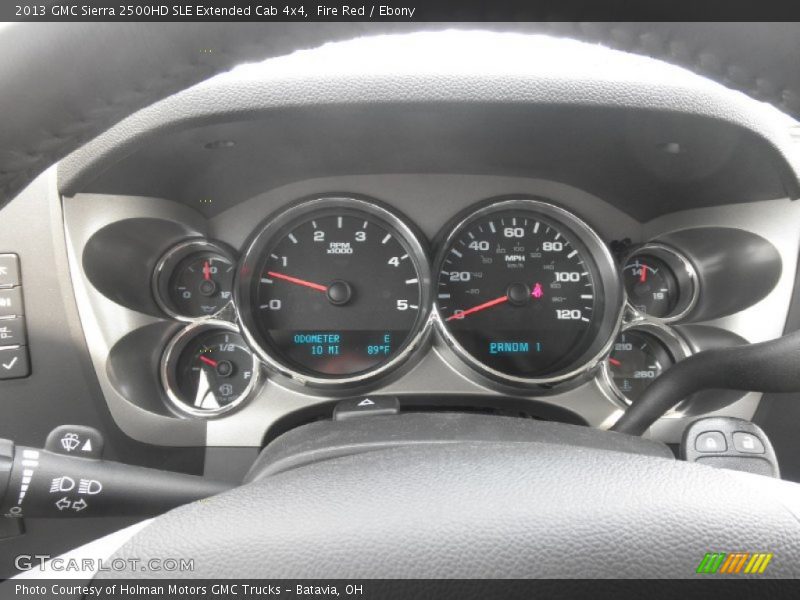 Fire Red / Ebony 2013 GMC Sierra 2500HD SLE Extended Cab 4x4