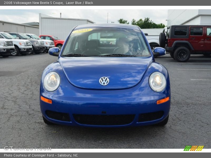 Laser Blue / Black 2008 Volkswagen New Beetle S Coupe