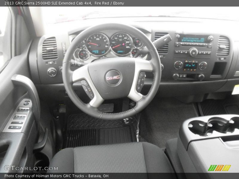 Fire Red / Ebony 2013 GMC Sierra 2500HD SLE Extended Cab 4x4