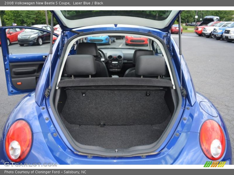 Laser Blue / Black 2008 Volkswagen New Beetle S Coupe