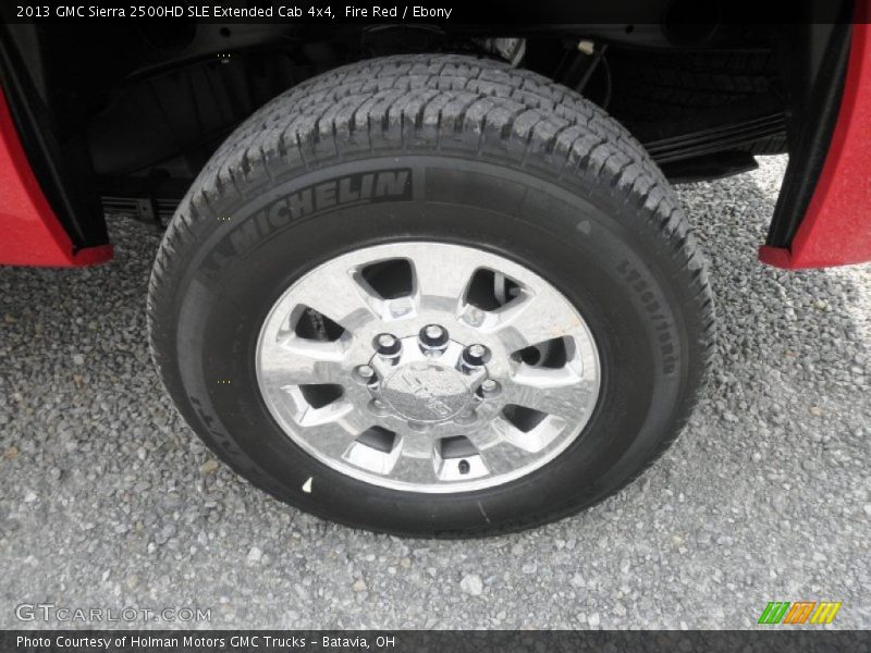 Fire Red / Ebony 2013 GMC Sierra 2500HD SLE Extended Cab 4x4