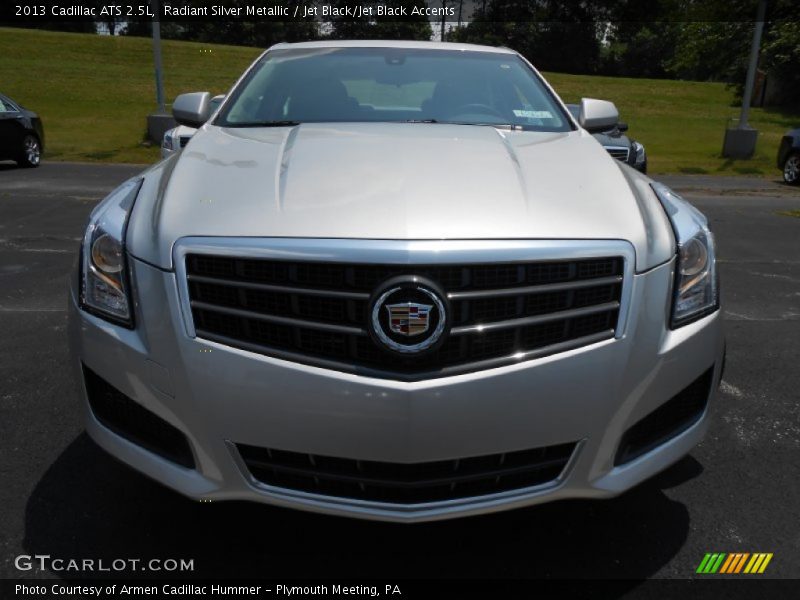 Radiant Silver Metallic / Jet Black/Jet Black Accents 2013 Cadillac ATS 2.5L