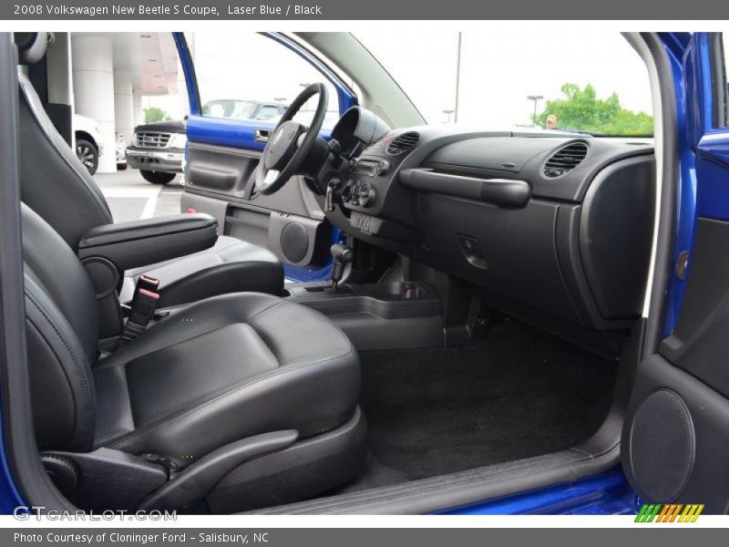 Laser Blue / Black 2008 Volkswagen New Beetle S Coupe