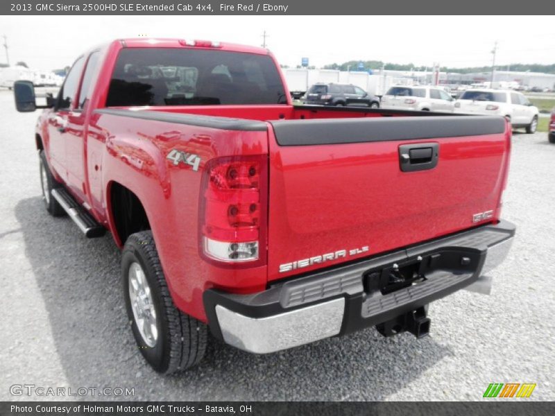 Fire Red / Ebony 2013 GMC Sierra 2500HD SLE Extended Cab 4x4