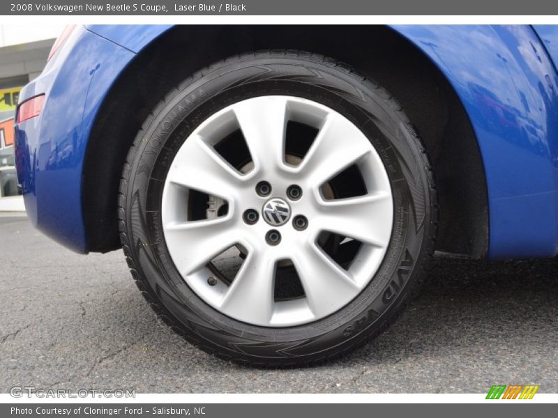 Laser Blue / Black 2008 Volkswagen New Beetle S Coupe