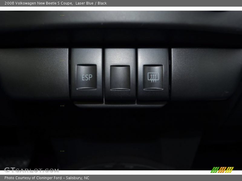 Laser Blue / Black 2008 Volkswagen New Beetle S Coupe