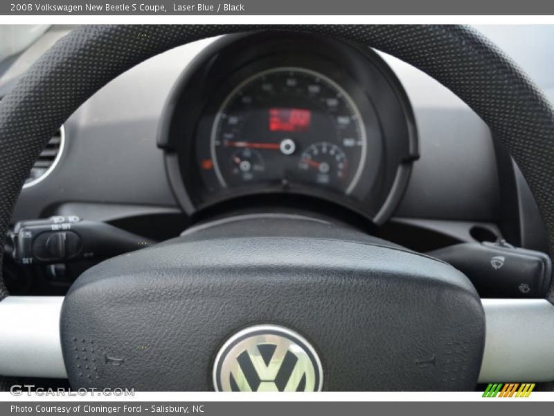 Laser Blue / Black 2008 Volkswagen New Beetle S Coupe