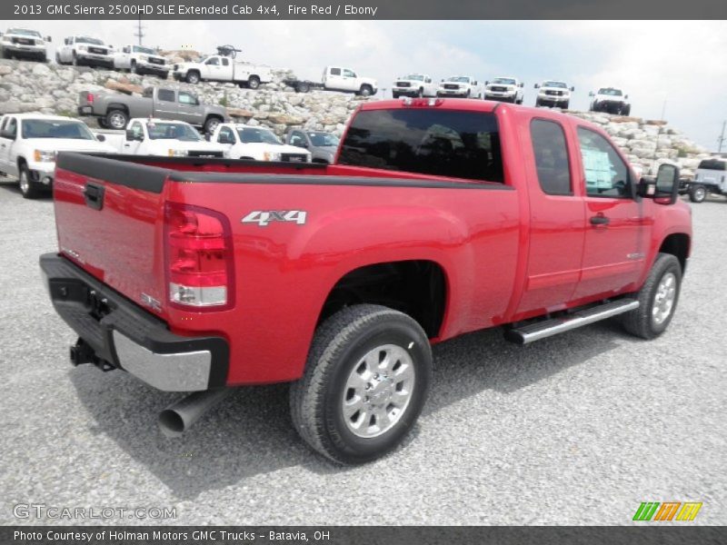 Fire Red / Ebony 2013 GMC Sierra 2500HD SLE Extended Cab 4x4