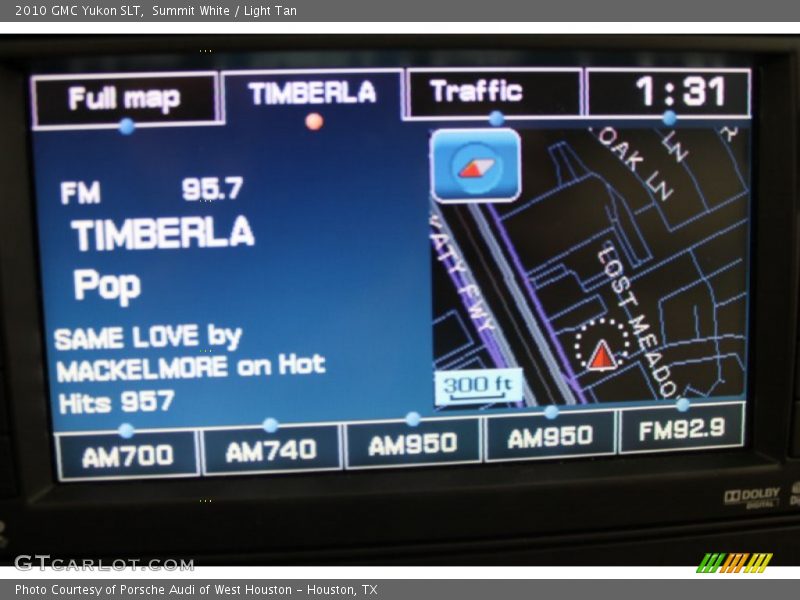 Summit White / Light Tan 2010 GMC Yukon SLT