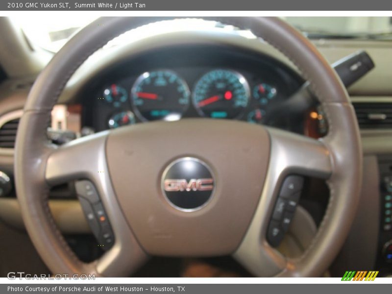 Summit White / Light Tan 2010 GMC Yukon SLT