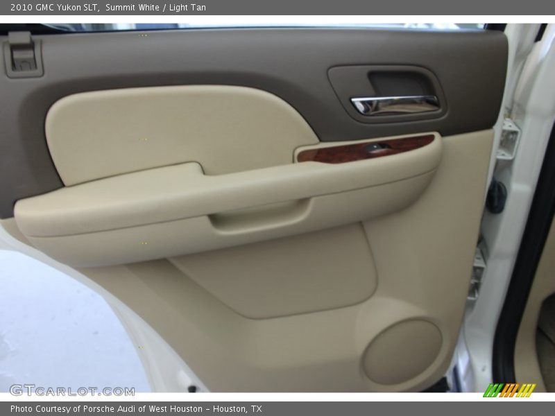 Summit White / Light Tan 2010 GMC Yukon SLT