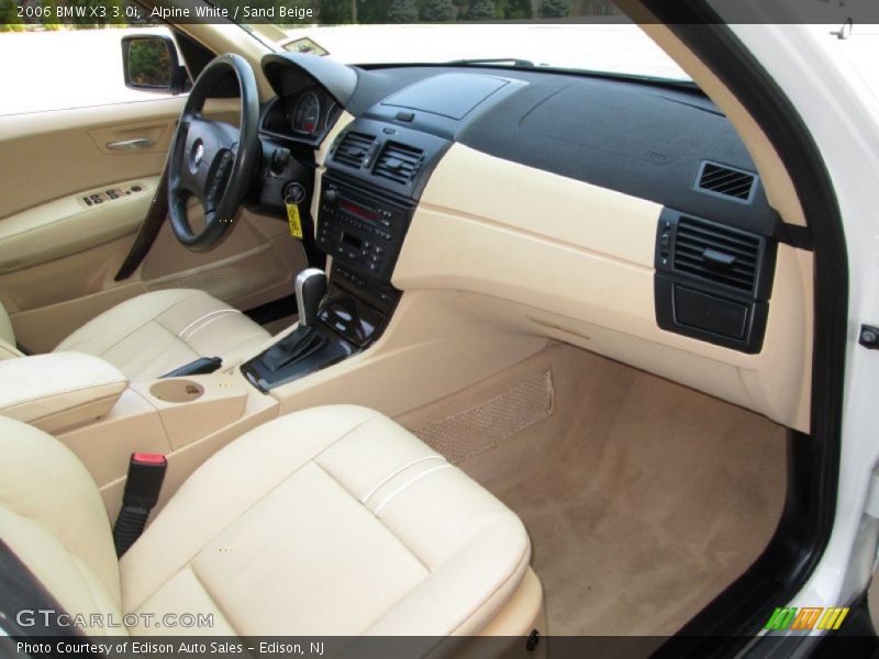 Alpine White / Sand Beige 2006 BMW X3 3.0i