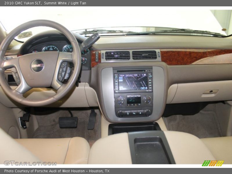 Summit White / Light Tan 2010 GMC Yukon SLT