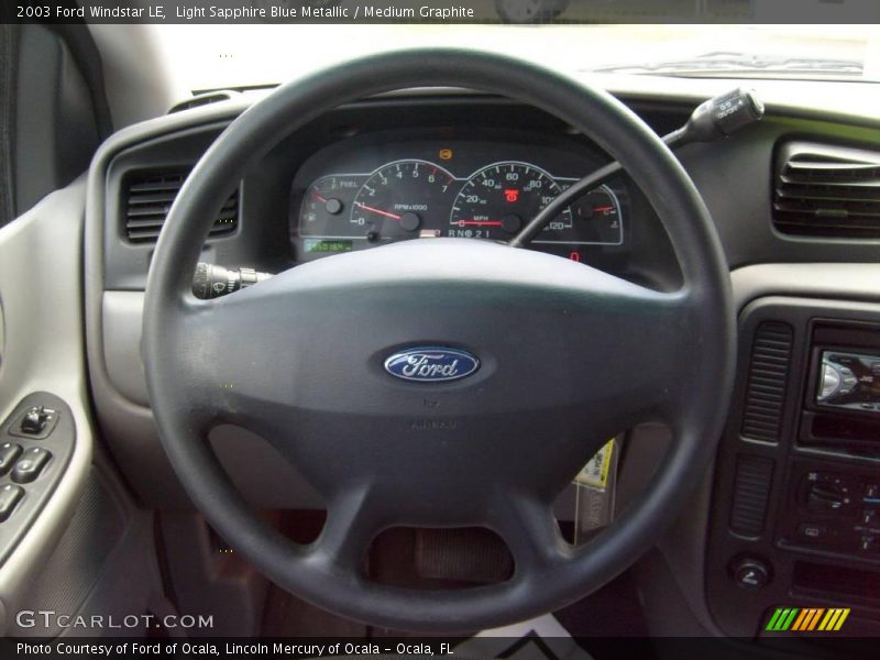Light Sapphire Blue Metallic / Medium Graphite 2003 Ford Windstar LE