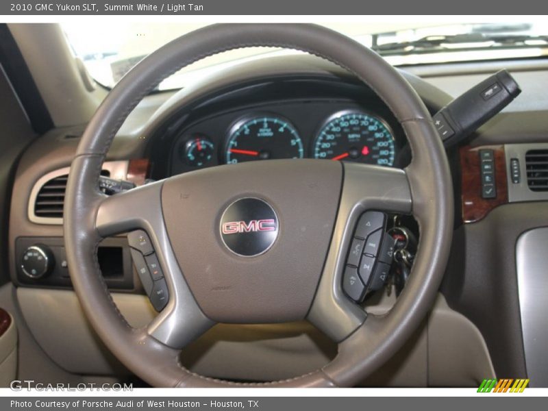 Summit White / Light Tan 2010 GMC Yukon SLT