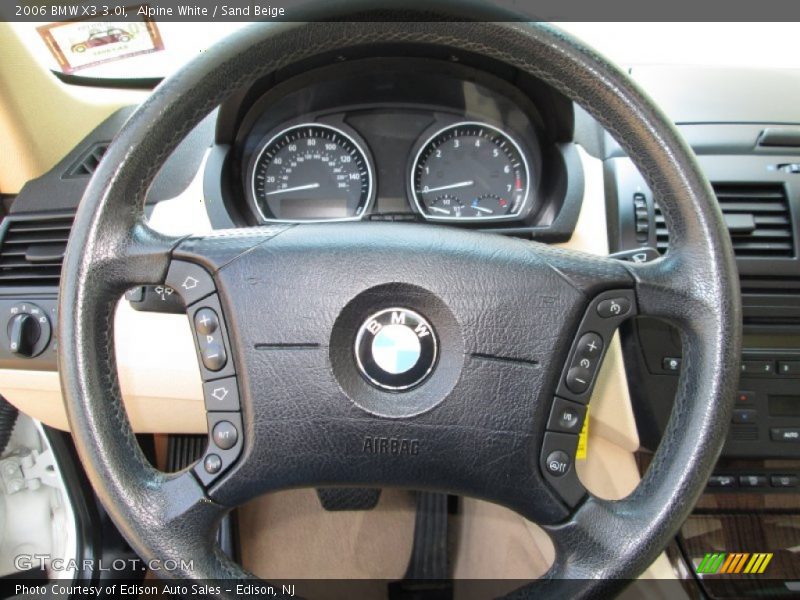Alpine White / Sand Beige 2006 BMW X3 3.0i