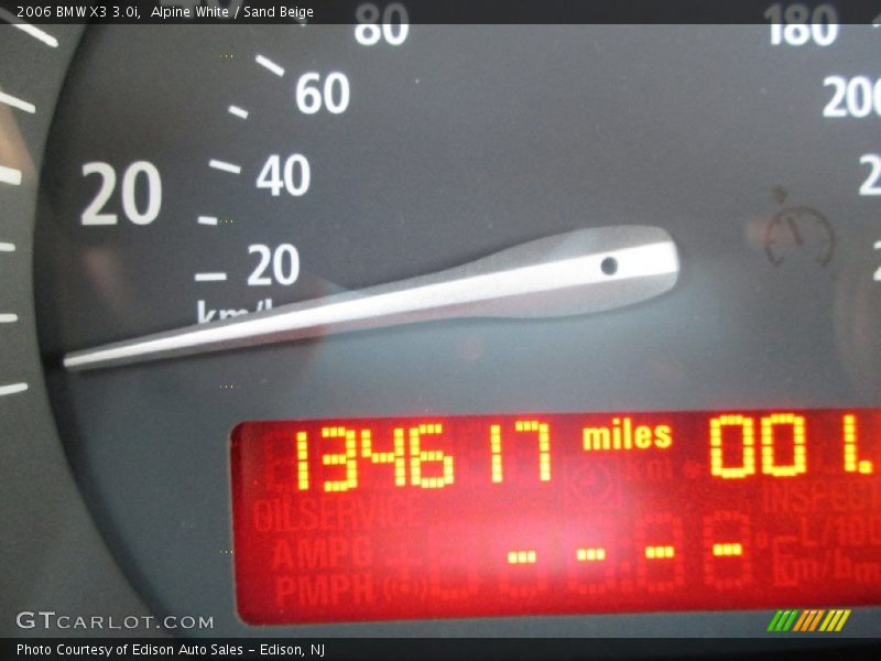 Alpine White / Sand Beige 2006 BMW X3 3.0i