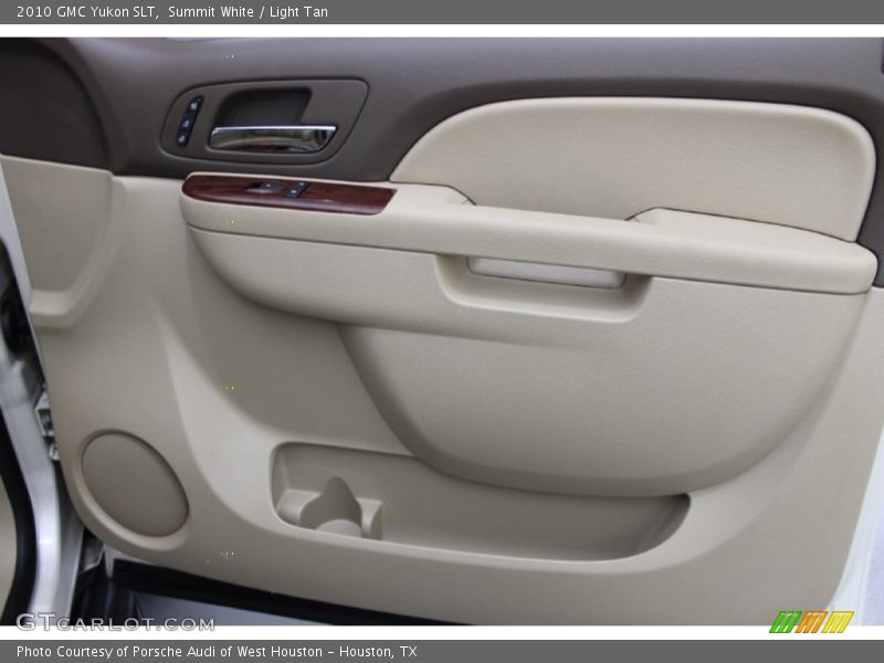 Summit White / Light Tan 2010 GMC Yukon SLT