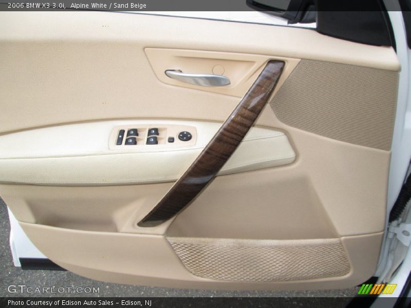 Alpine White / Sand Beige 2006 BMW X3 3.0i