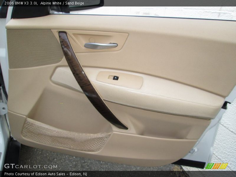 Alpine White / Sand Beige 2006 BMW X3 3.0i
