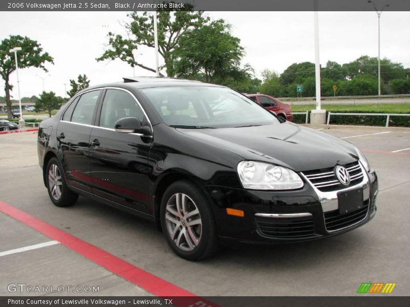 Black / Anthracite Black 2006 Volkswagen Jetta 2.5 Sedan
