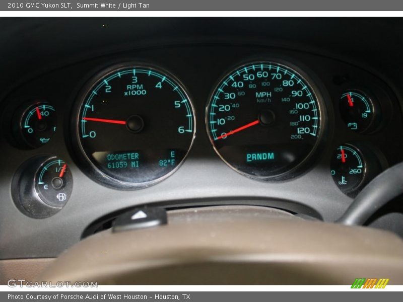 Summit White / Light Tan 2010 GMC Yukon SLT