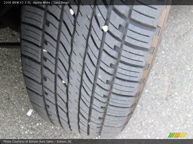 Alpine White / Sand Beige 2006 BMW X3 3.0i