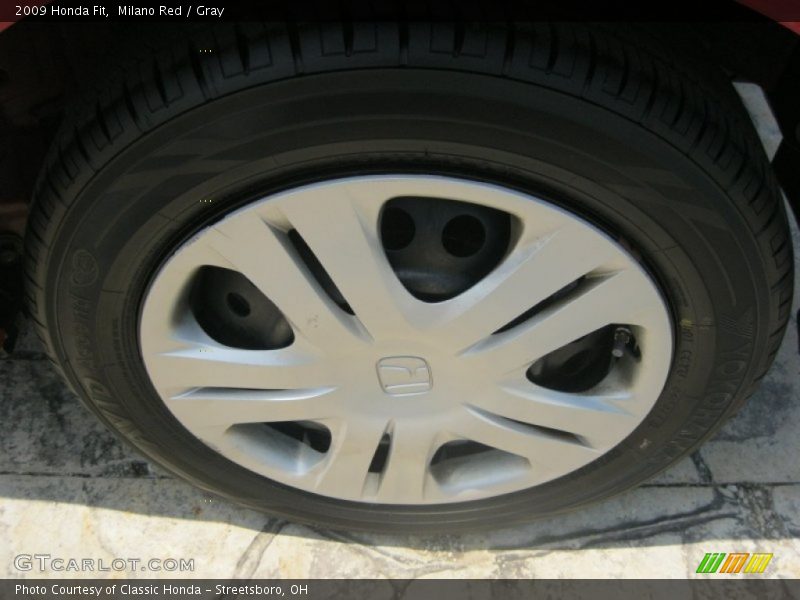 Milano Red / Gray 2009 Honda Fit