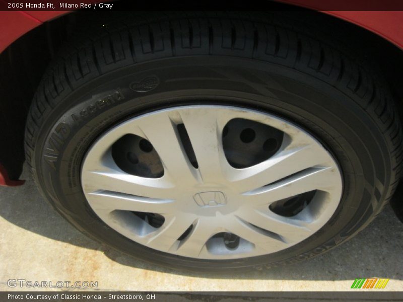 Milano Red / Gray 2009 Honda Fit