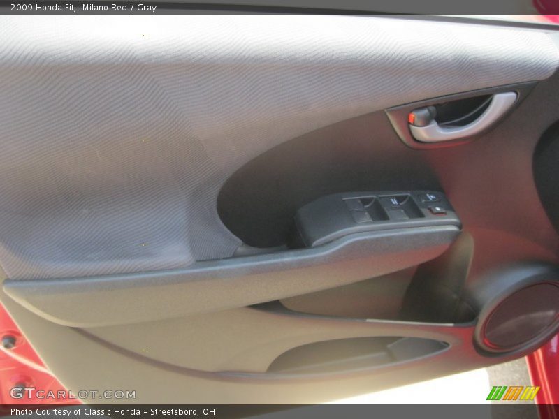 Milano Red / Gray 2009 Honda Fit