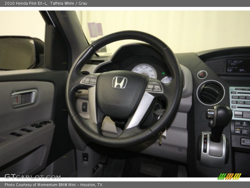 Taffeta White / Gray 2010 Honda Pilot EX-L