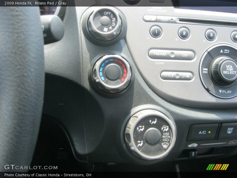 Milano Red / Gray 2009 Honda Fit