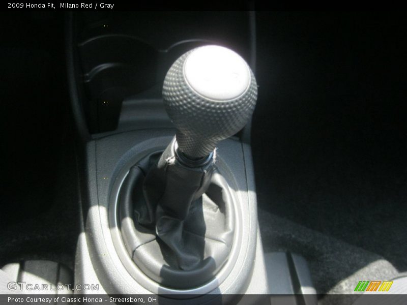 Milano Red / Gray 2009 Honda Fit