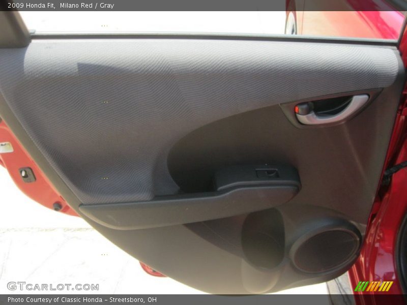 Milano Red / Gray 2009 Honda Fit