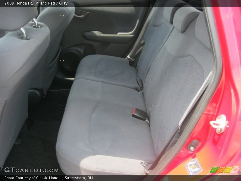 Milano Red / Gray 2009 Honda Fit